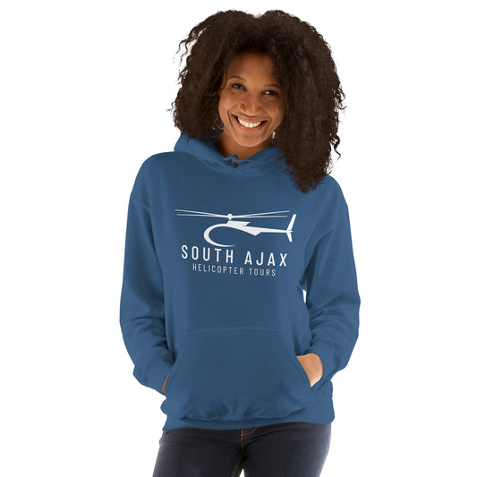 Women's South Ajax Helicopter Tours Hoodie.