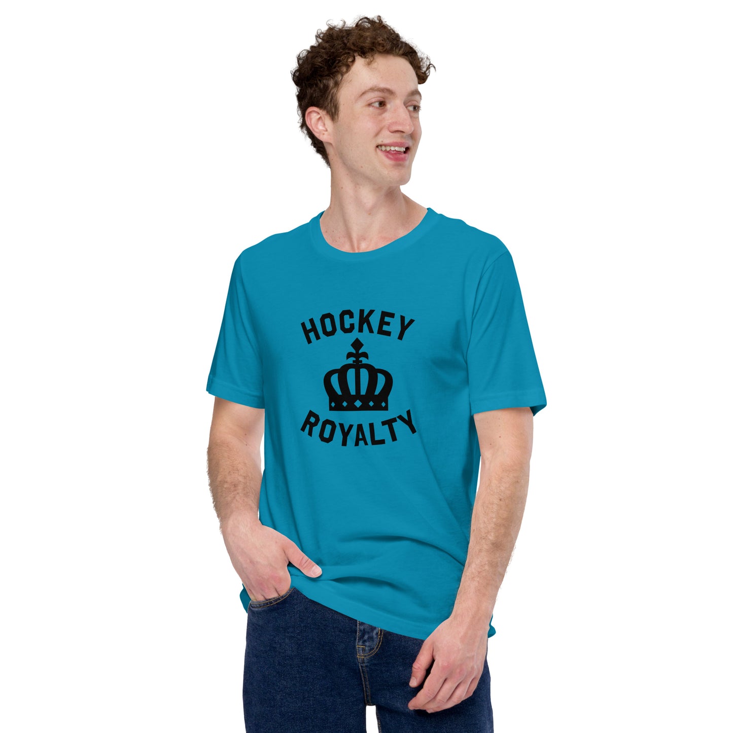 Men's Hockey Royalty T-Shirt (Black Logo)