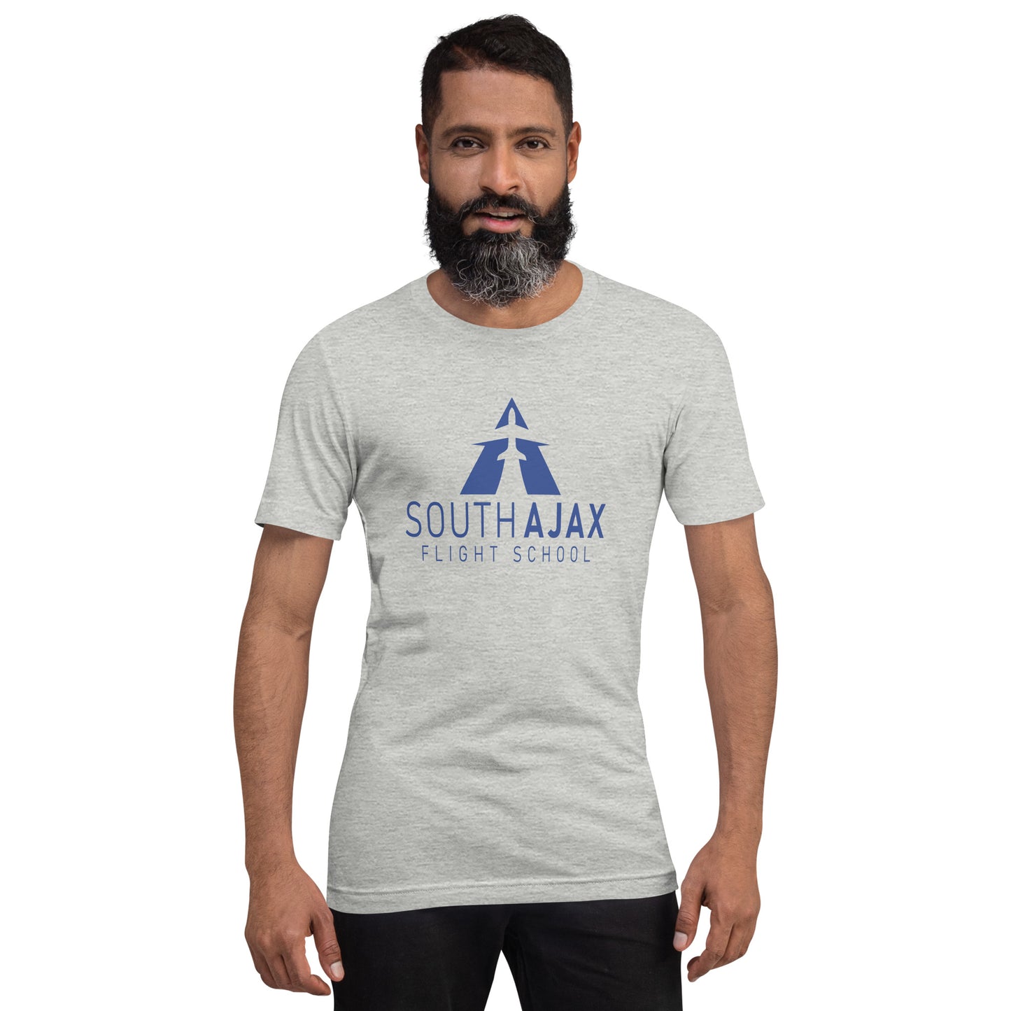 Men's South Ajax Flight School T-Shirt (Blue Logo)