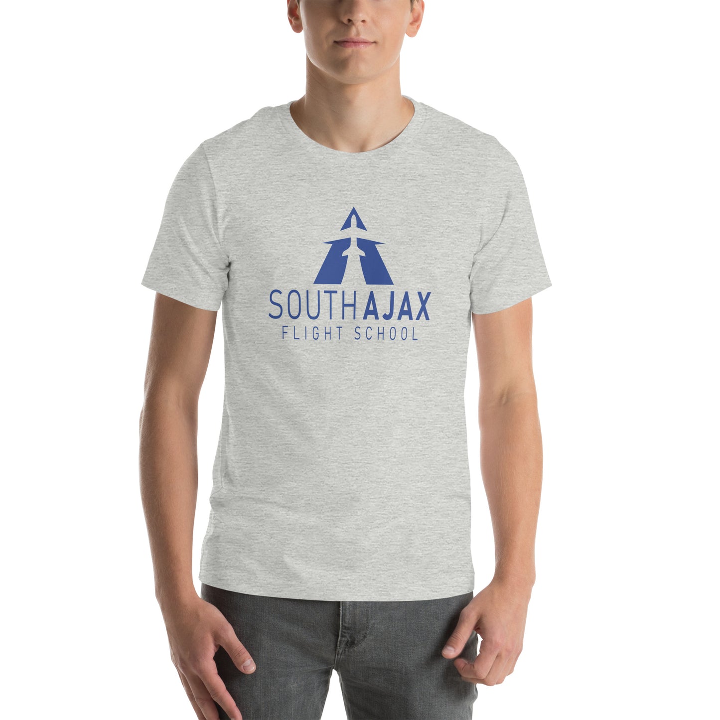 Men's South Ajax Flight School T-Shirt (Blue Logo)