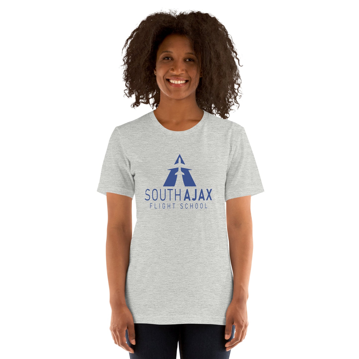 Women's South Ajax Flight School T-Shirt (Blue Logo)