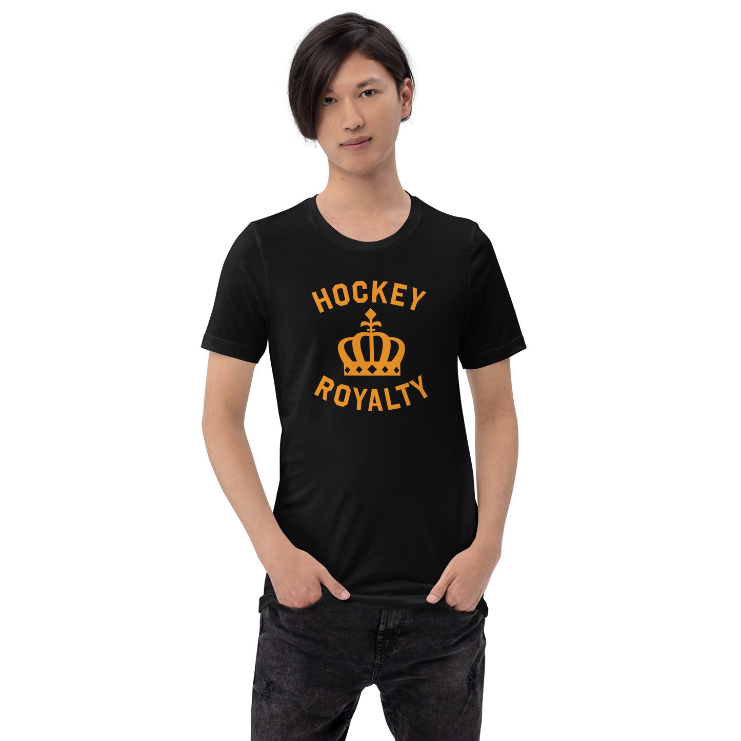 Men's Hockey Royalty T-Shirt (Gold Logo)