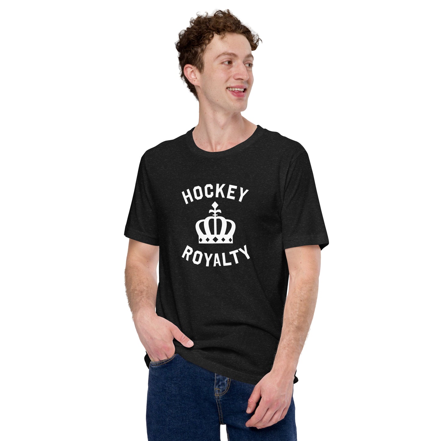 Men's Hockey Royalty T-Shirt (White Logo)