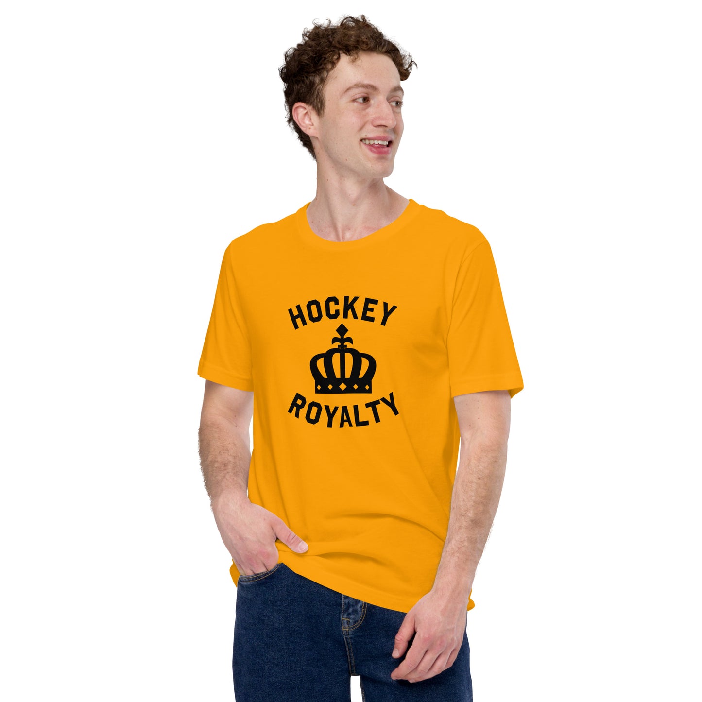 Men's Hockey Royalty T-Shirt (Black Logo)