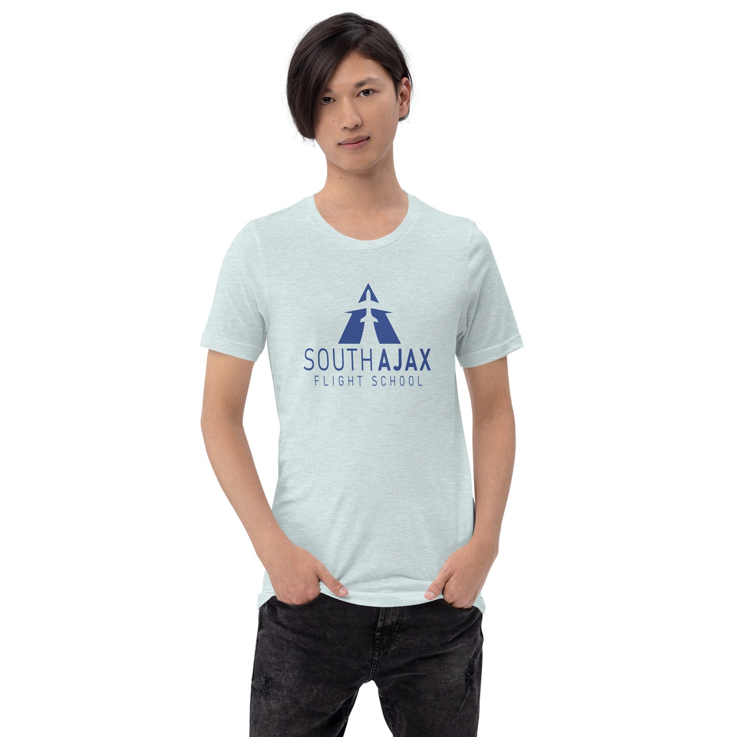 Men's South Ajax Flight School T-Shirt (Blue Logo)