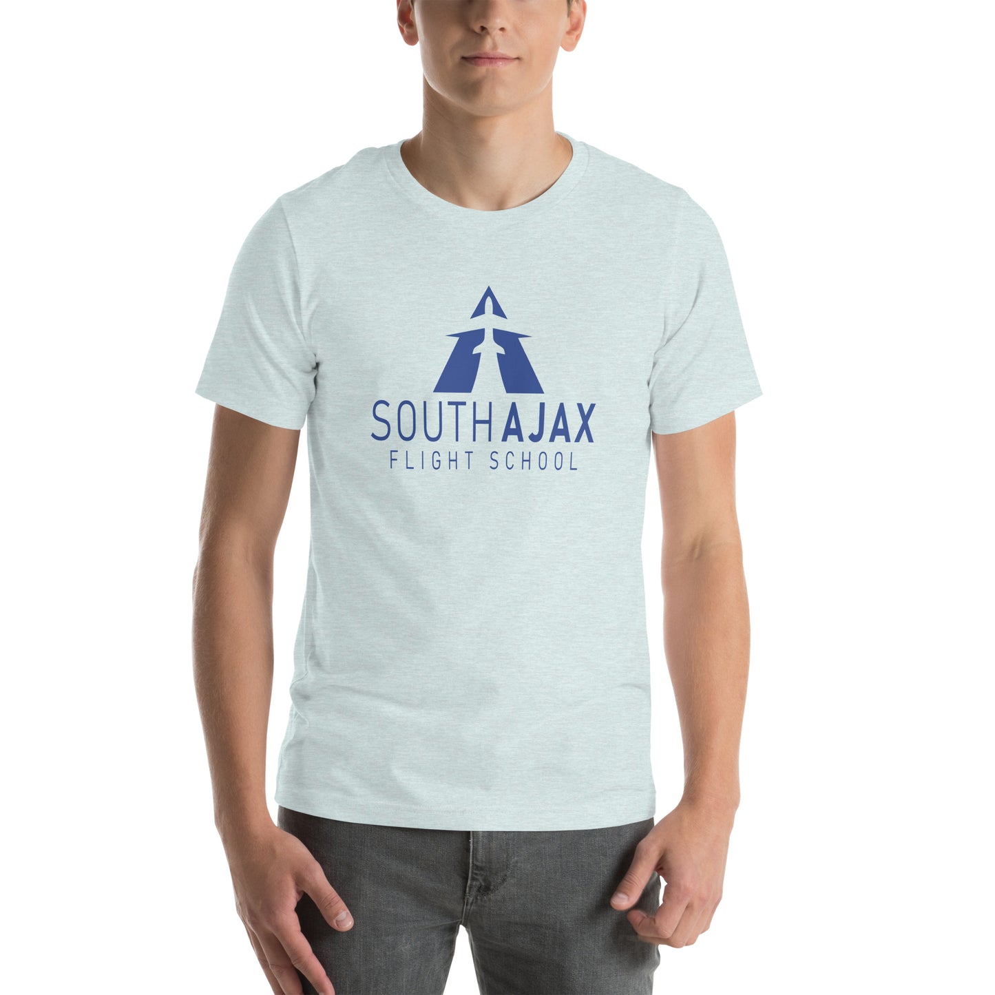 Men's South Ajax Flight School T-Shirt (Blue Logo)