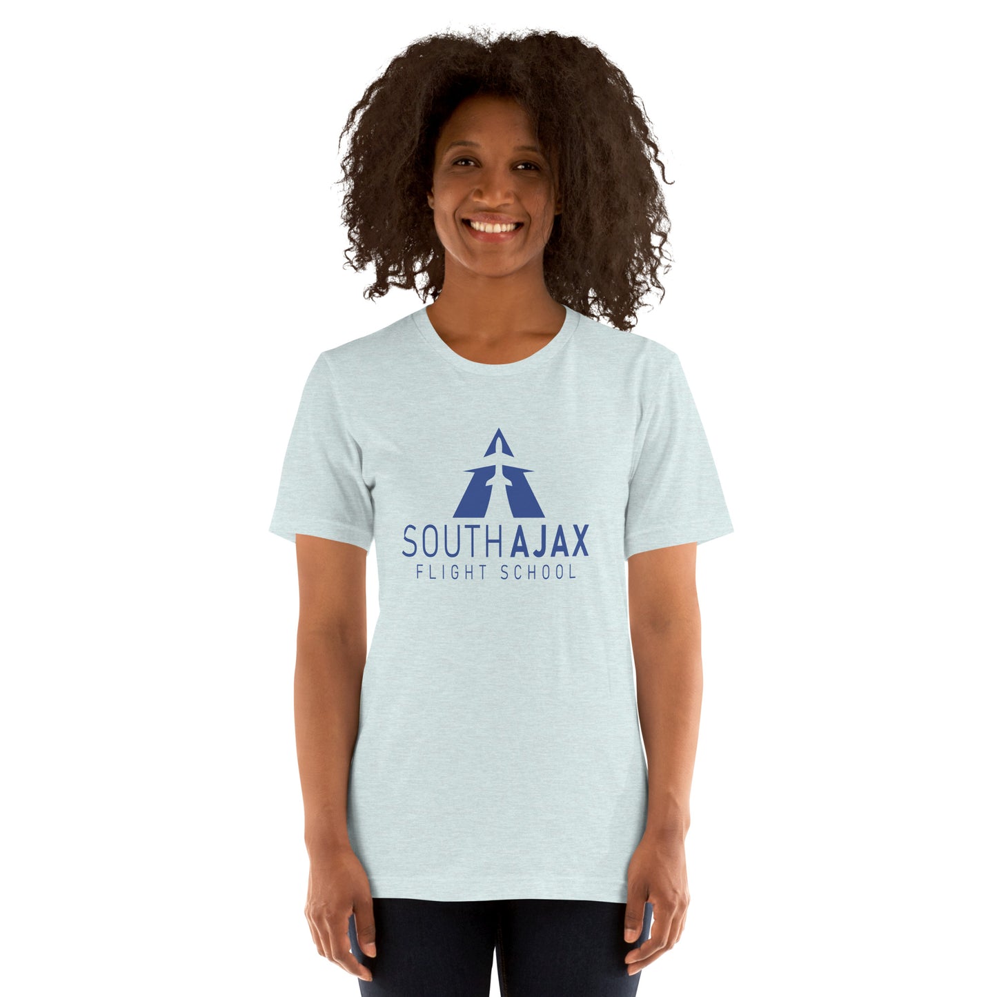 Women's South Ajax Flight School T-Shirt (Blue Logo)