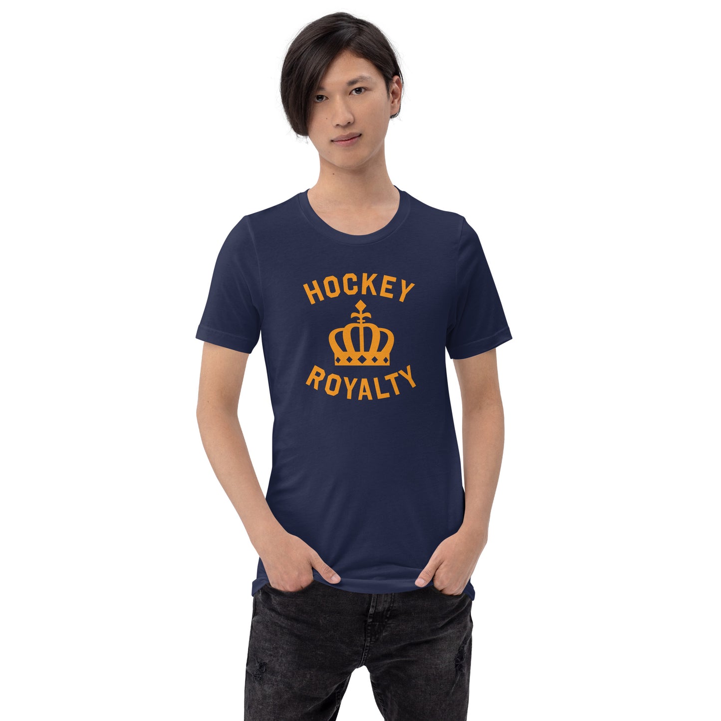 Men's Hockey Royalty T-Shirt (Gold Logo)