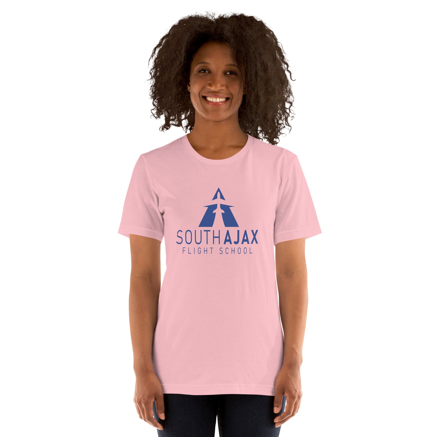 Women's South Ajax Flight School T-Shirt (Blue Logo)