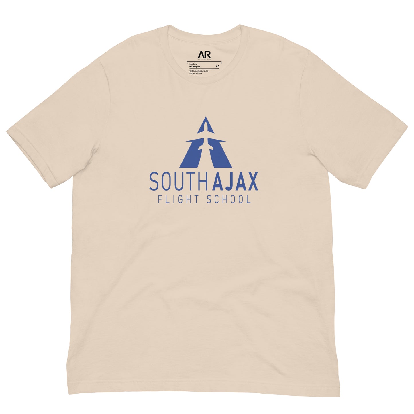 Men's South Ajax Flight School T-Shirt (Blue Logo)