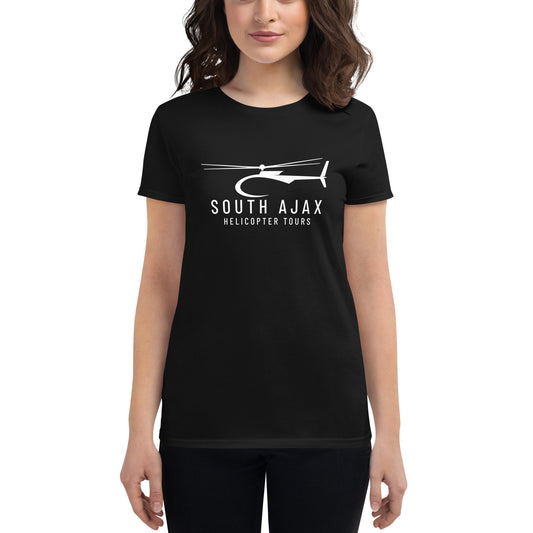 Women's South Ajax Helicopter Tours Fitted T-Shirt