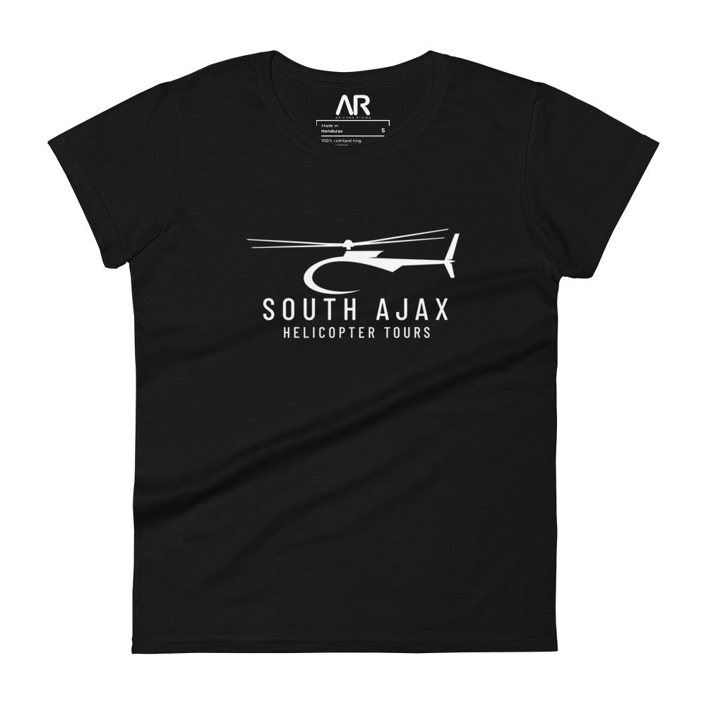 Women's South Ajax Helicopter Tours Fitted T-Shirt